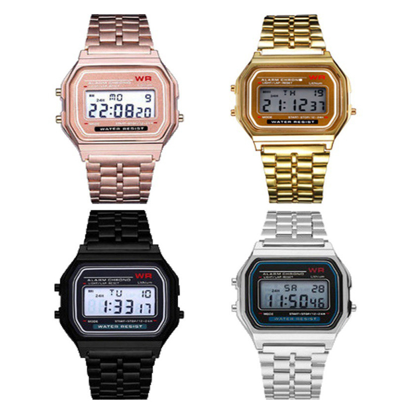 Electronics Gadgets For Men - Jam tangan elektronik LED, arloji tali