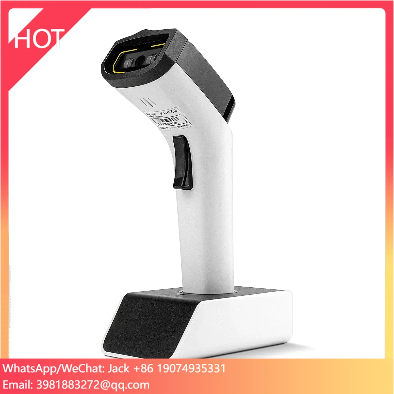 Barcode Scanner Wireless - NETUM DS8100 Pemindai Barcode Nirkabel Bluetooth
