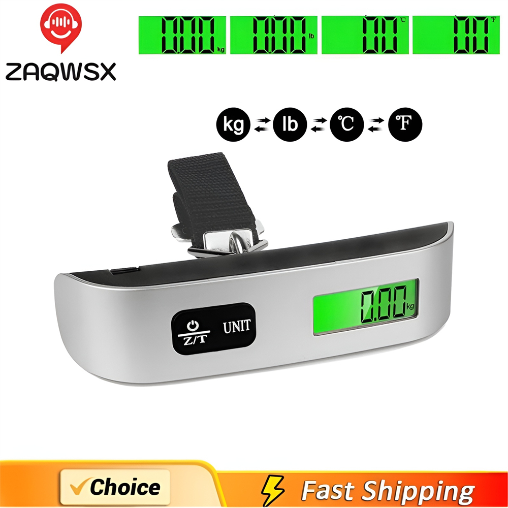 Electronics Stuff - Timbangan gantung Digital LCD 110lb/50kg, alat