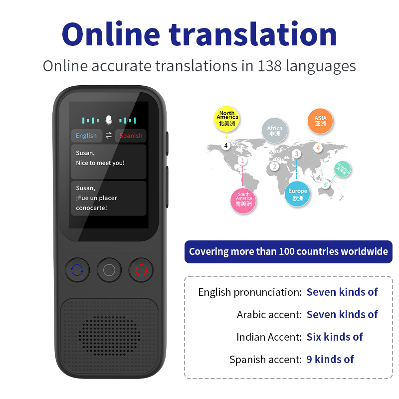Perangkat Penerjemah Bahasa Te - Portable Translator Device ulasan dan harga