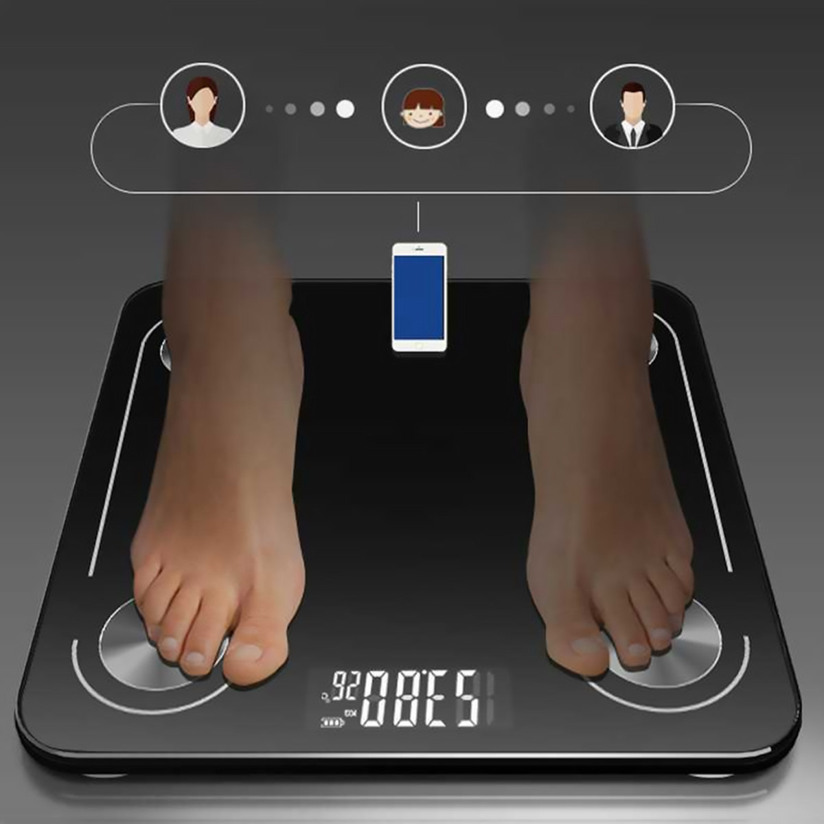 Timbangan Lemak Tubuh Cerdas d - Body Fat Scale Smart ulasan dan harga