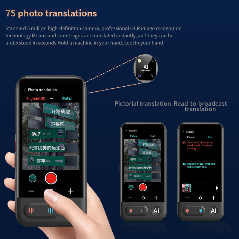 Mesin Penerjemah Cerdas Portab - Portable Translator Device ulasan dan harga