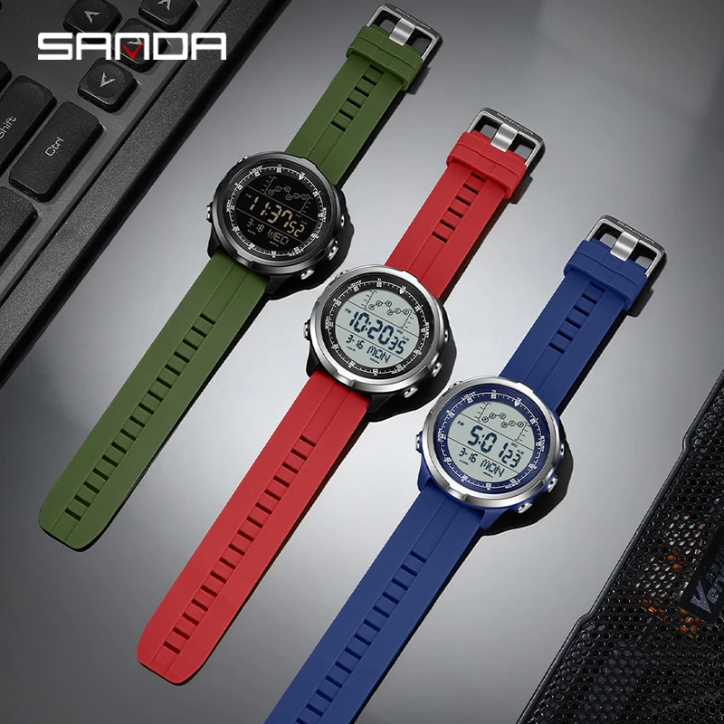 Jam Tangan Digital SANDA Pria  - Electronics Gadgets For Men ulasan dan harga