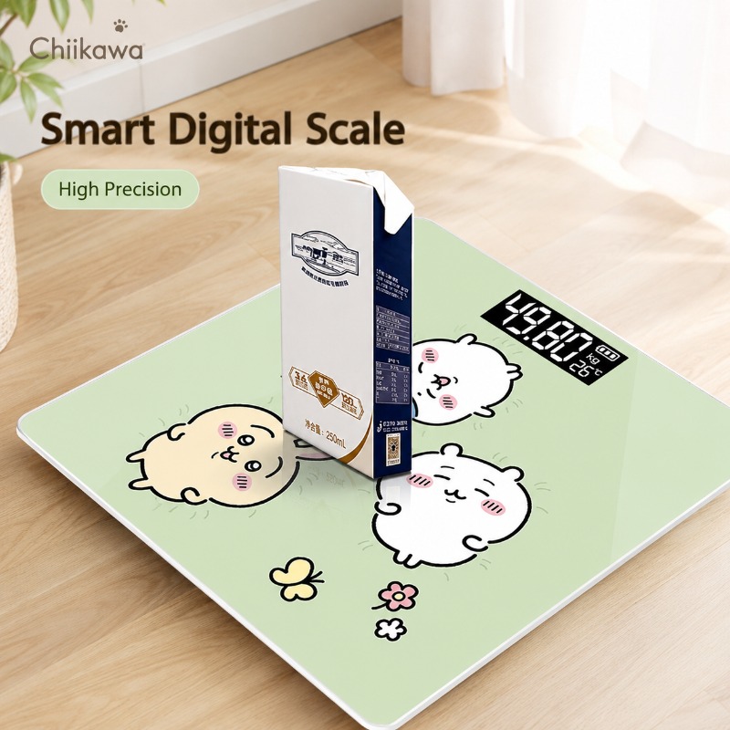 Timbangan Lemak Tubuh Chiikawa - Body Fat Scale Smart ulasan dan harga