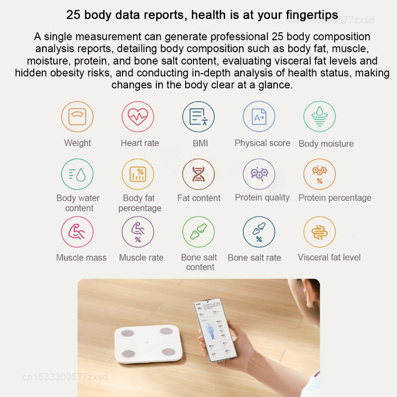 Timbangan Lemak Tubuh Mijia S4 - Body Fat Scale Smart ulasan dan harga