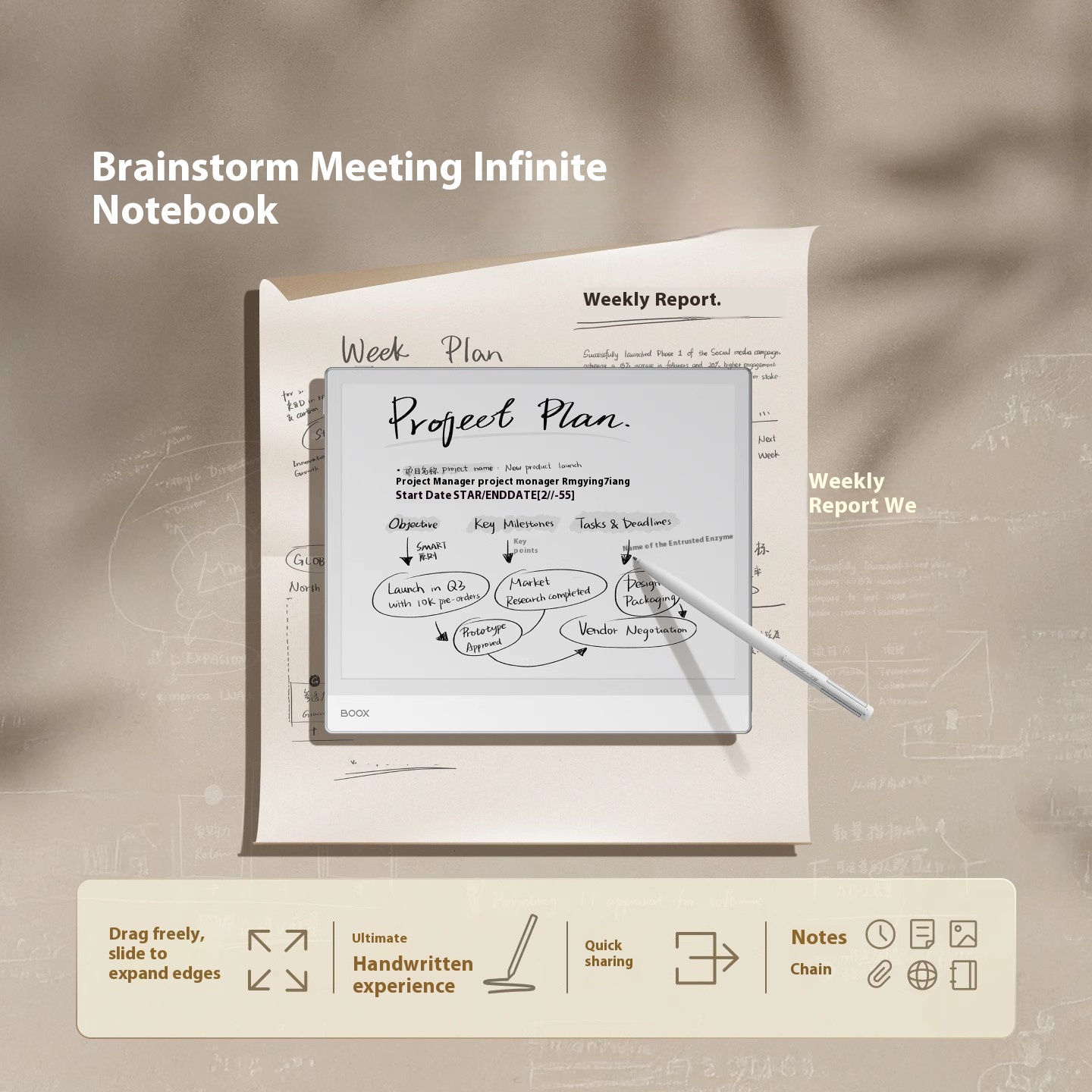BOOX NoteX5S Pembaca E-Book 10 - E-Ink Tablet Reader ulasan dan harga