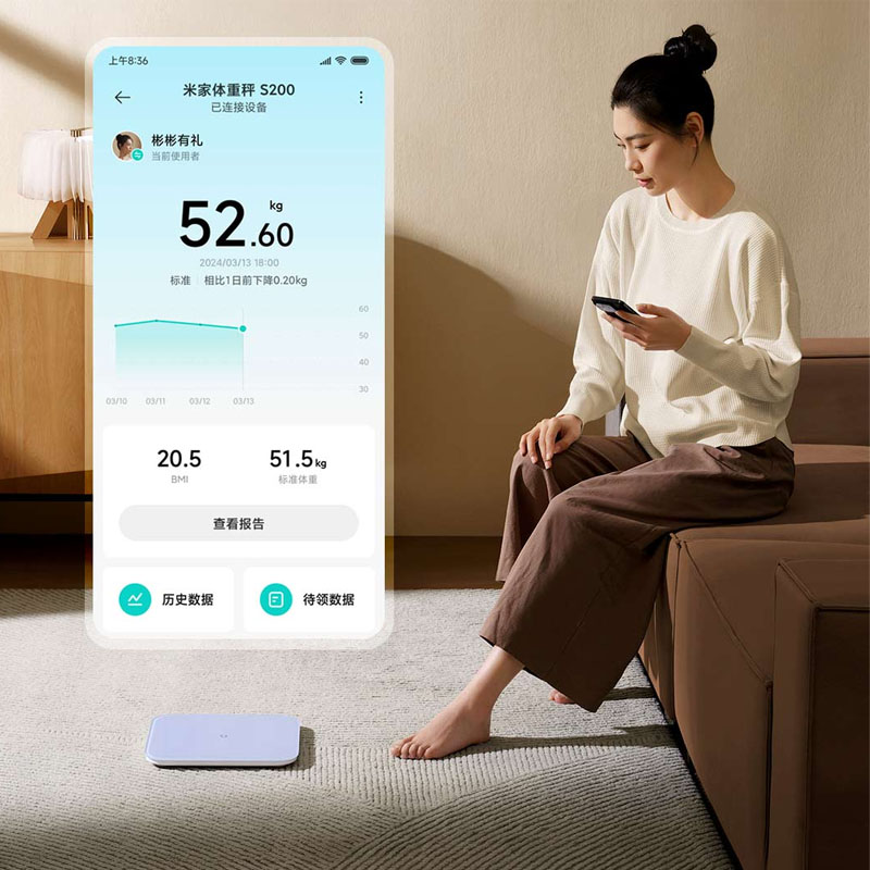 Xiaomi Mijia Skala Berat S200  - Body Fat Scale Smart ulasan dan harga