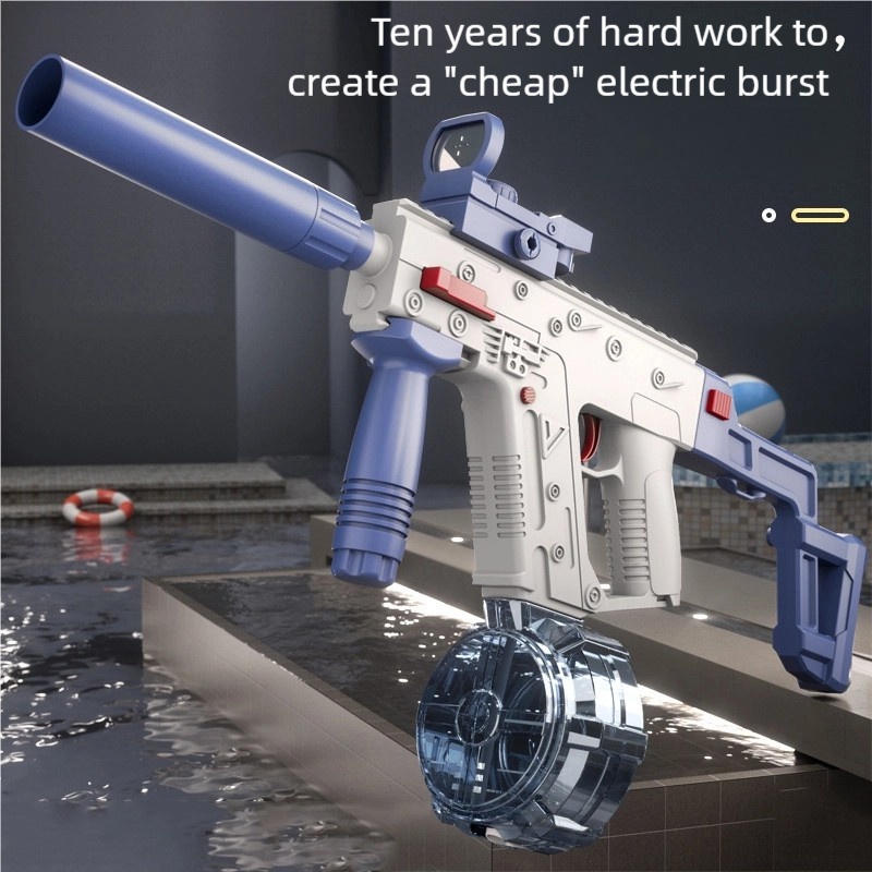 Pistol Air Listrik Putih/Biru, - Electronics Gadgets For Kids ulasan dan harga