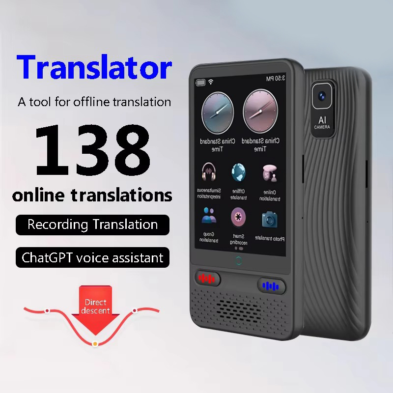 Penerjemah Bahasa AI Mendukung - Portable Translator Device ulasan dan harga