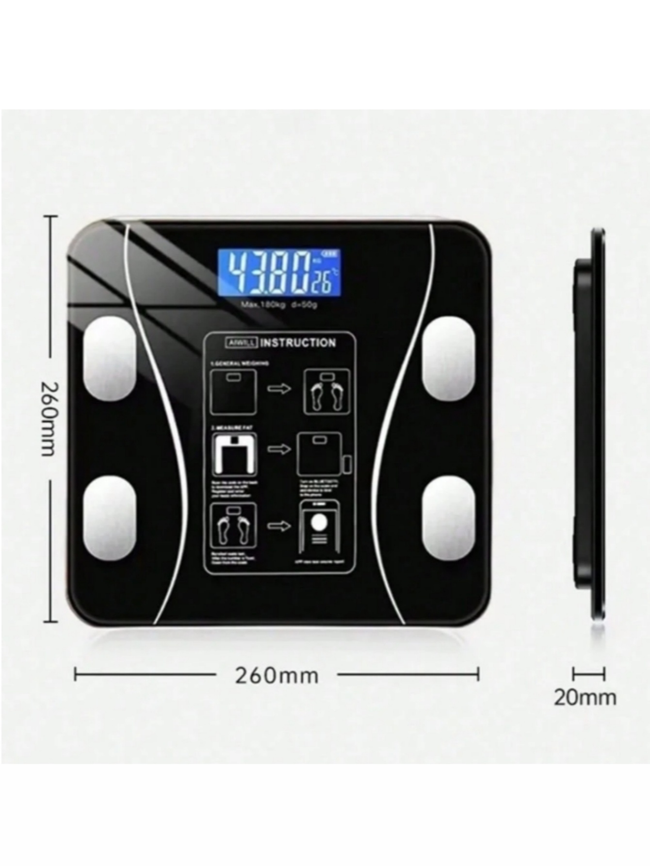 Timbangan Berat Badan Digital  - Body Fat Scale Smart ulasan dan harga
